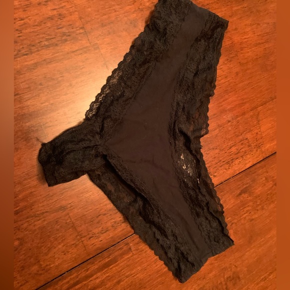 Brand new black underwear size M 100%cotton  black Victoria secret - Picture 1 of 3